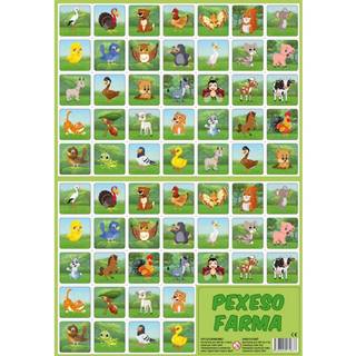 Rappa  Pexeso Farma - kreslené zvieratká značky Rappa