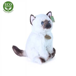 Rappa  Plyšová mačka ragdoll sediaci 25 cm ECO-FRIENDLY značky Rappa