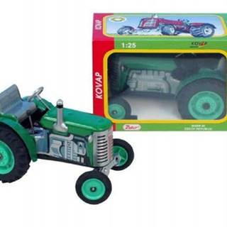 shumee  Traktor Zetor zelený na klíček kov 14cm 1:25 v krabičce Kovap značky shumee