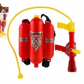 Teddies  Vodná pištoľ hasičská so zásobníkom na chrbát plast v sáčku značky Teddies