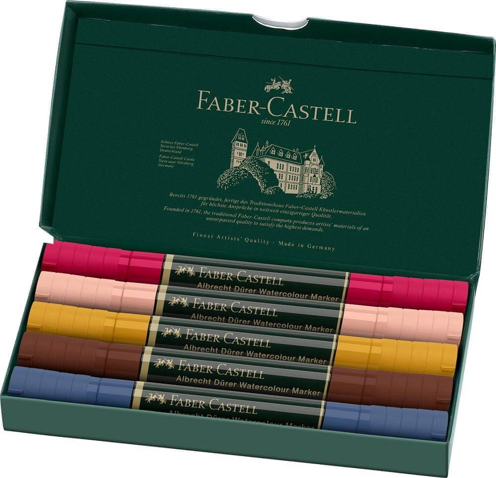 Faber-Castell  Popisovače akvarelové A.Dürer set 5 farieb set značky Faber-Castell