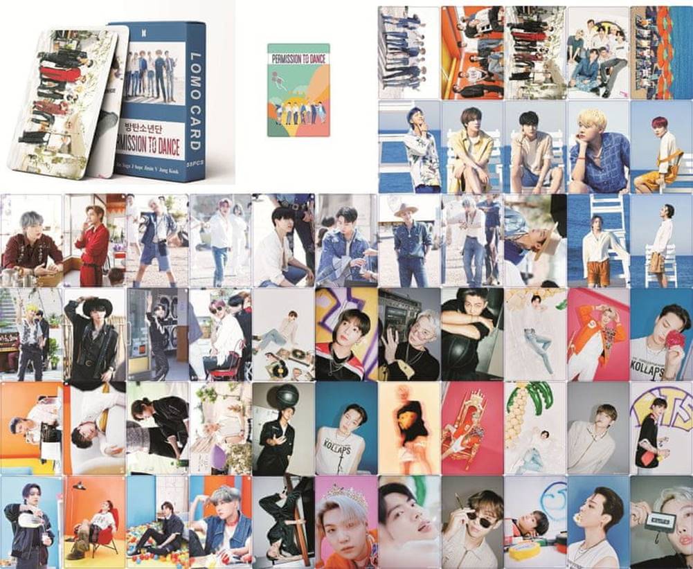 KPOP2EU  BTS Permission To Dance Album Karty 55 ks značky KPOP2EU