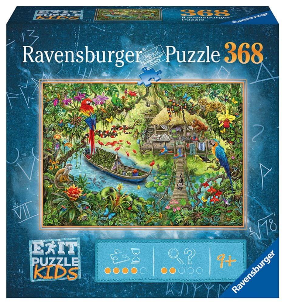 Ravensburger  Exit KIDS Puzzle: Džungle 368 dielikov značky Ravensburger