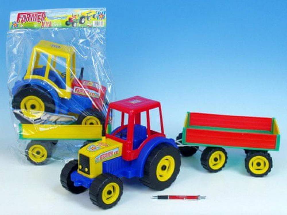 shumee  Traktor Farmer XXL s vlekem plast 69cm v sáčku značky shumee