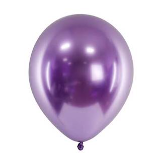 PartyDeco Saténové balóny fialové 30cm 50ks