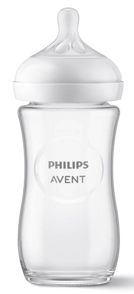 Philips Avent  Fľaša Natural Response sklenená 240 ml,  1m+ značky Philips Avent