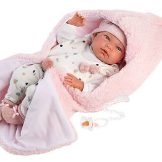 Llorens Novorodené dievčatko - realistická bábika s celovinylovým telom - 40 cm