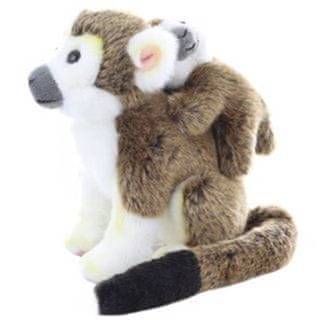 Uni-Toys Plyš Kotula opice s mláďaťom 19 cm