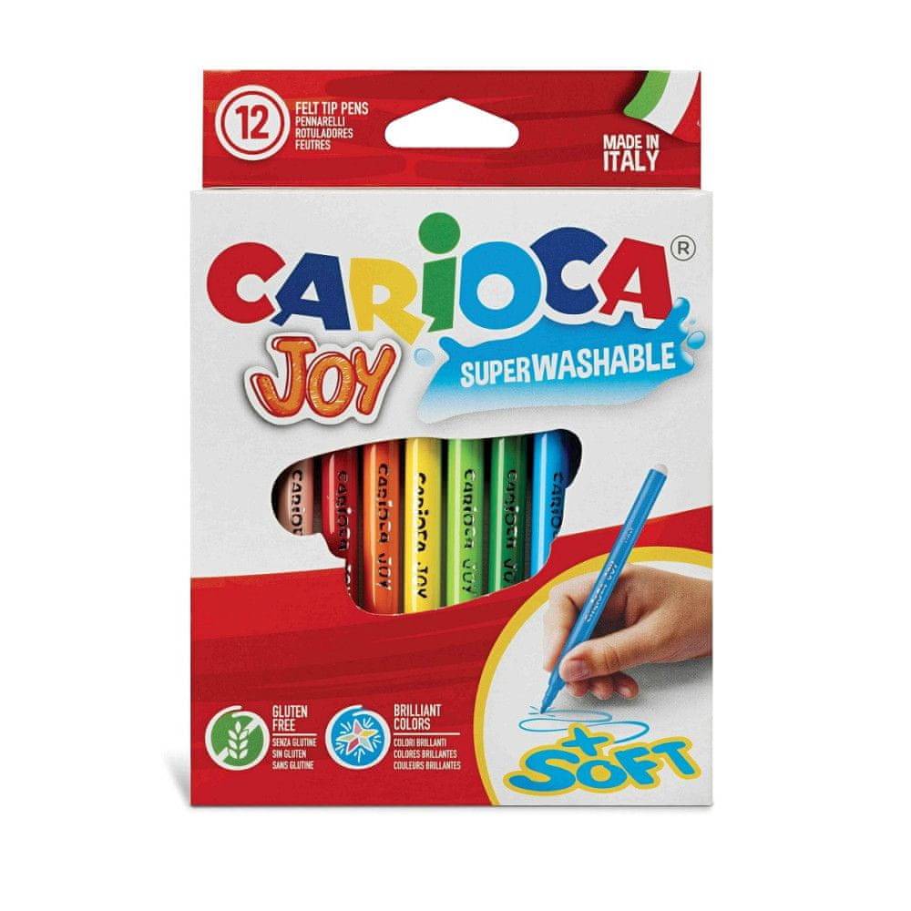 Carioca  JOY Fixi s plsteným hrotom 12 ks značky Carioca