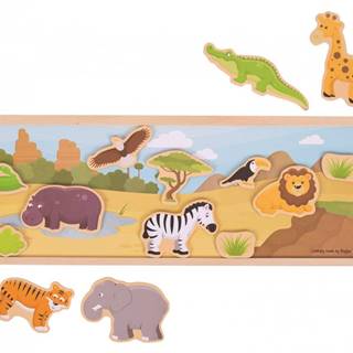 Bigjigs Toys  Magnetické puzzle safari značky Bigjigs Toys