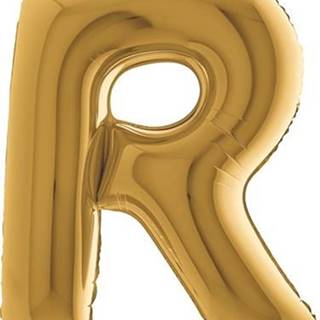Grabo Nafukovací balónek písmeno R zlaté 102 cm