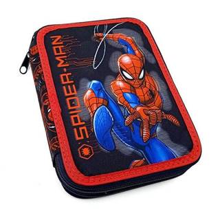 MARVEL Dvojposchodový školský peračník Spiderman - vybavený