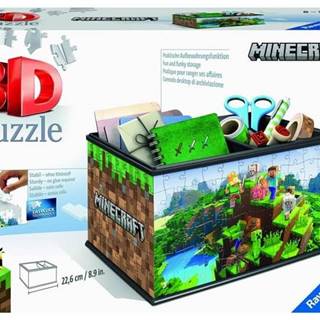 Ravensburger Puzzle 3D Úložná krabica Minecraft 216 dielikov