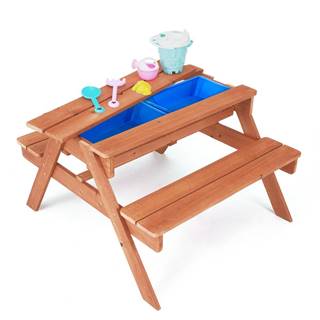 Teamson   Kids - Vonkajší stôl a stoličky Oasis Sety hračiek - Teplá čerešňa značky Teamson