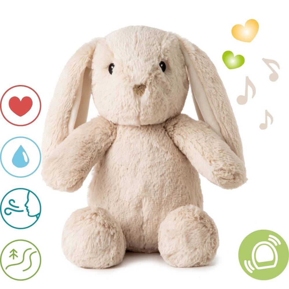Cloud B  Love Light Buddies - Billy Bunny Nočné svetielko s melódiou,  Zajko,  0m+ značky Cloud B