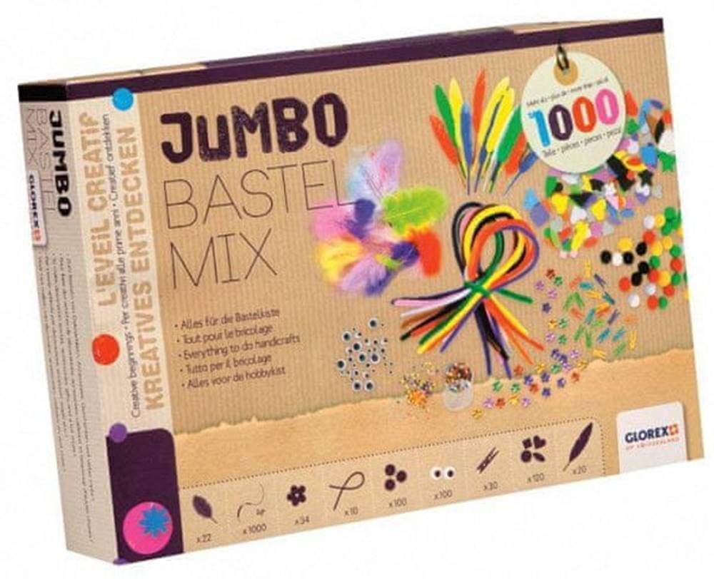 Kappa Glorex Jumbo kreativní sada - základní 1000 ks značky Kappa