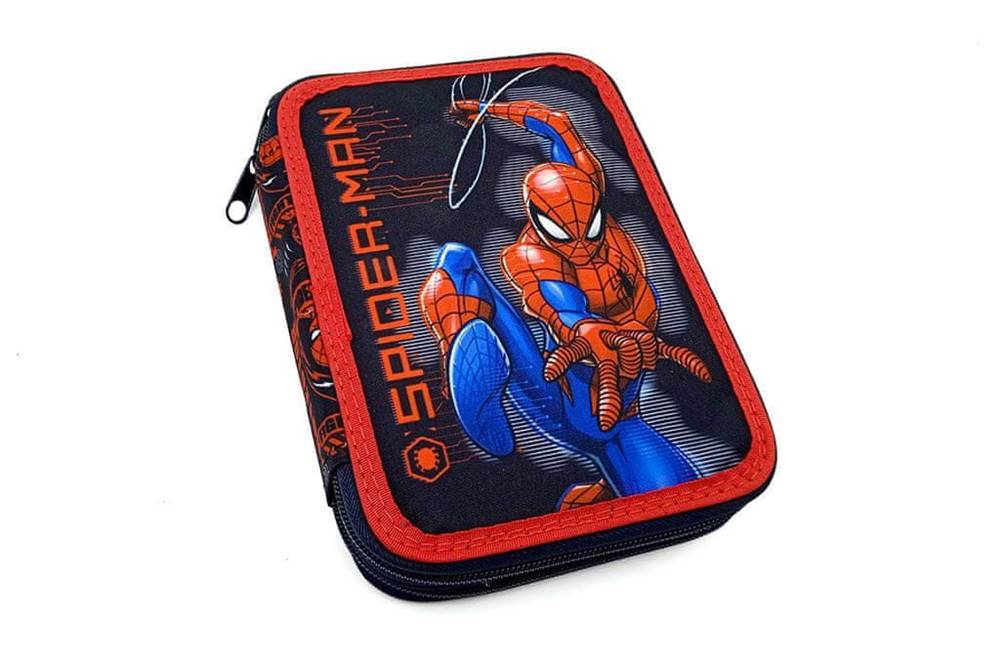 MARVEL  Dvojposchodový školský peračník Spiderman - vybavený značky MARVEL