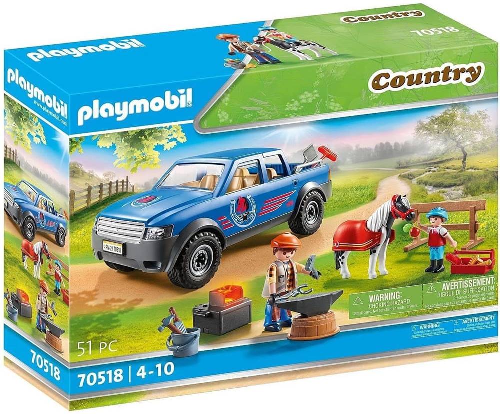 Playmobil  Country 70518 Mobilná kovačska dielňa značky Playmobil