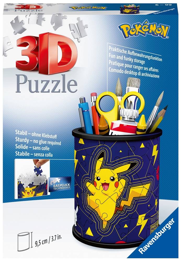 Ravensburger  3D Puzzle 112579 Stojan na ceruzky Pokémon 54 dielikov značky Ravensburger