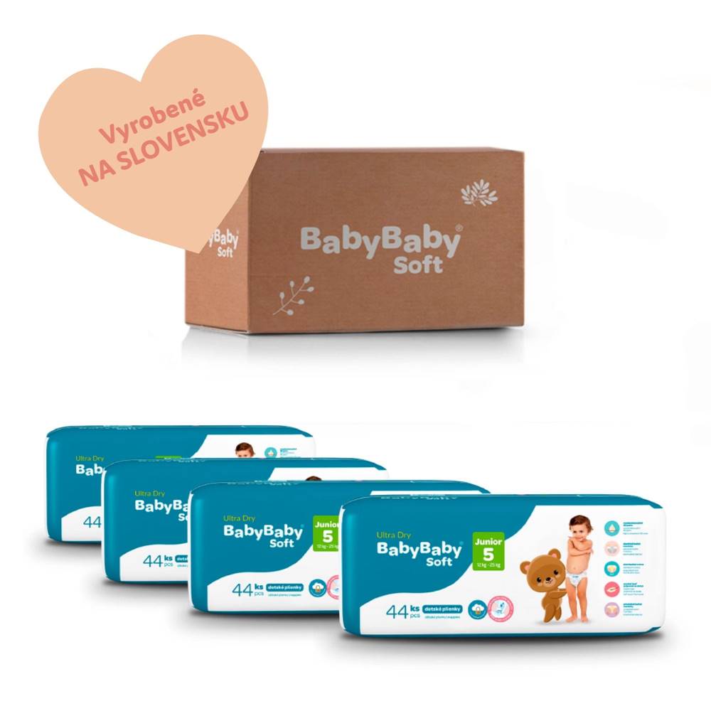 BabyBaby Soft   MESAČNÉ BALENIE JUNIOR 4 (176ks) značky BabyBaby Soft