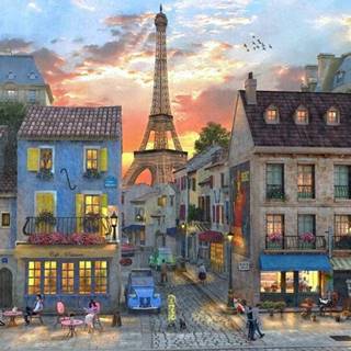 Blue Bird Puzzle Ulica v Paríži 4000 dielikov