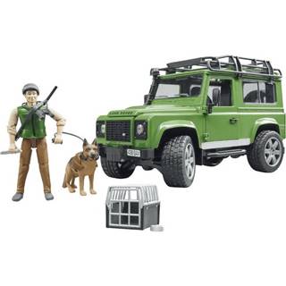 BRUDER Hračka Bruder - Kombi Land Rover Defender s lesníkom a psom