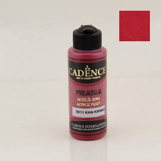 Cadence Premium akrylová barva 120 ml - rudá