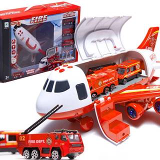 Ikonka Dopravné lietadlo + 3 hasičské vozidlá
