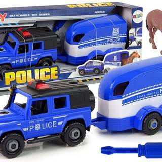 Lean-toys  Off-road auto dopravca polícia DIY kôň značky Lean-toys