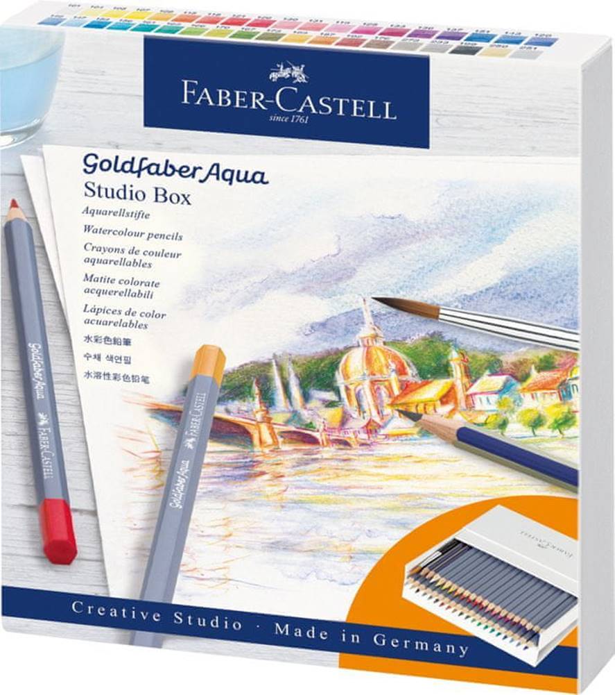 Faber-Castell  Pastelky Goldfaber Aqua-set 38 farebné-studio box značky Faber-Castell