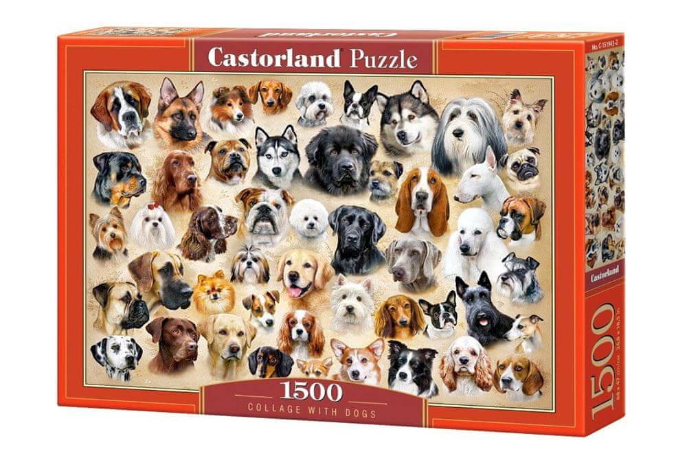 JOKOMISIADA  Puzzle 1500 ks. Koláž so psami značky JOKOMISIADA