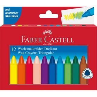 Faber-Castell  Voskovky triangular set 12 farebné značky Faber-Castell