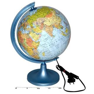 Globus 25cm svietiaci politicko zemepisný