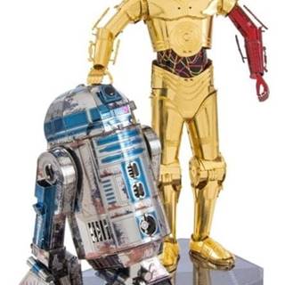 Metal Earth  3D puzzle Star Wars: R2D2 a C-3PO (deluxe set) značky Metal Earth