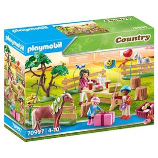 Playmobil  PONY FARM BIRTHDAY PARTY 70997,  PONY FARM BIRTHDAY PARTY 70997 značky Playmobil