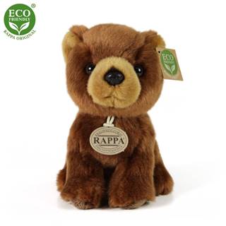 Rappa Plyšový medveď hnedý 18 cm ECO-FRIENDLY