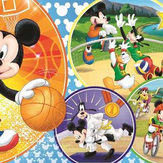 Trefl Puzzle Mickey Mošportuje MAXI 24 dielikov