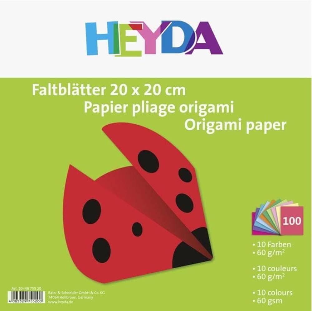 eoshop HEYDA Papiere na origami 20 x 20 cm (100 ks) značky eoshop