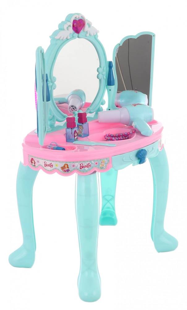 Lamps  Toaletný stolík modrý s doplnkami značky Lamps