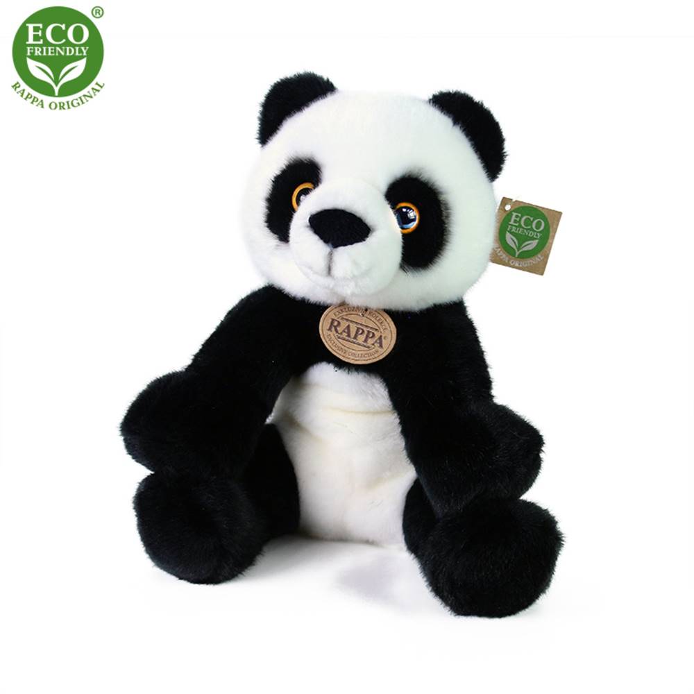 Rappa  Plyšová panda sediaci 27 cm ECO-FRIENDLY značky Rappa