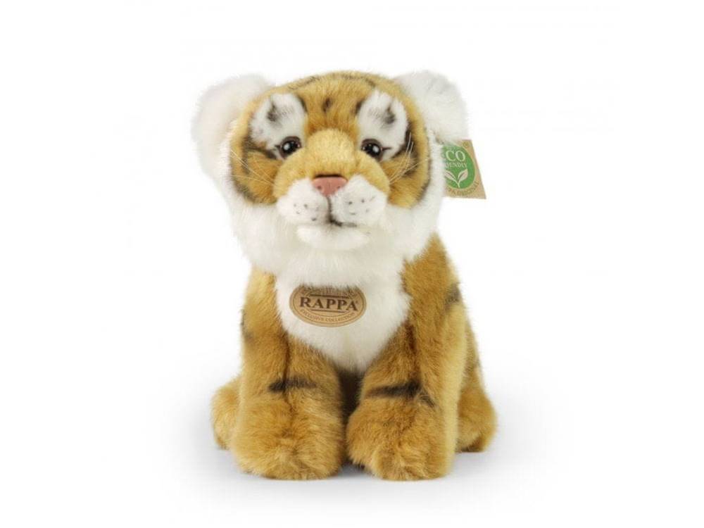 Rappa  Plyšový hnedý tiger sediaci 25 cm značky Rappa