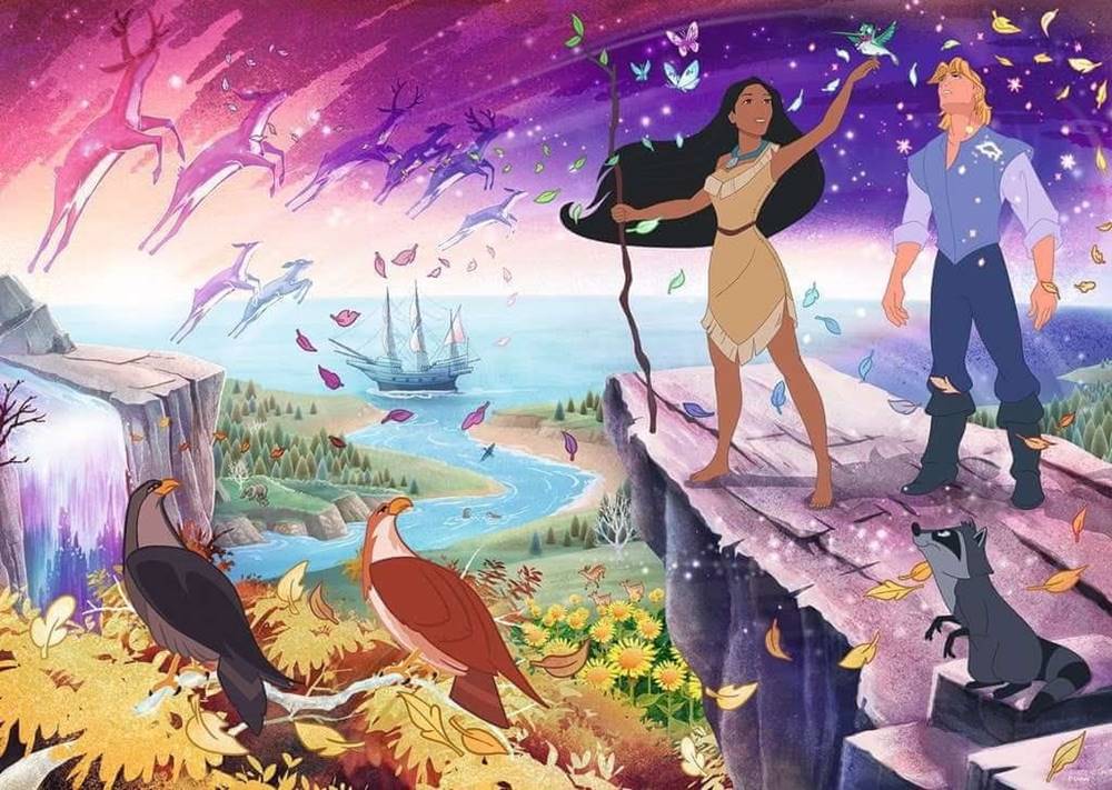 Ravensburger  Puzzle Disney: Pocahontas 1000 dielikov značky Ravensburger
