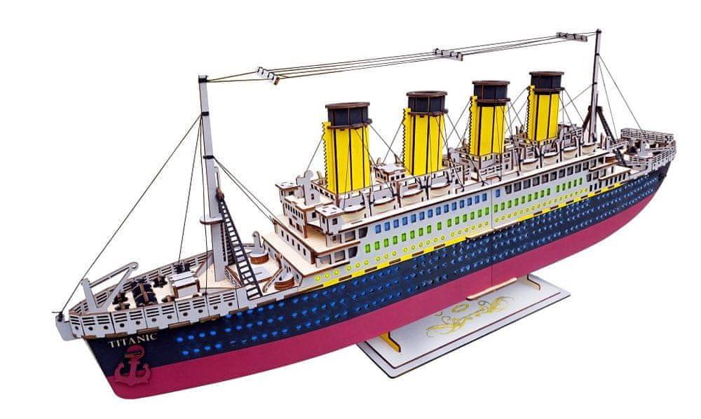 Woodcraft   Dřevěné 3D puzzle Titanic značky Woodcraft