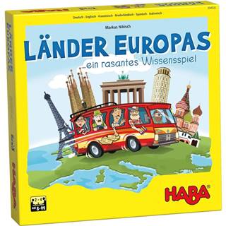 HABA  Rodinná spoločenská hra Krajiny Európy značky HABA
