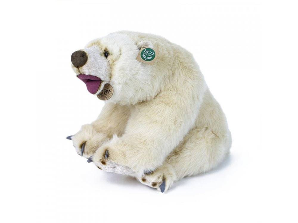 Rappa  Plyšový ľadový medveď sediaci 43 cm značky Rappa