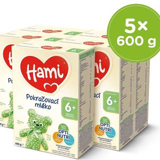 Hami 6+ pokračovacie dojčenské mlieko 5x 600 g