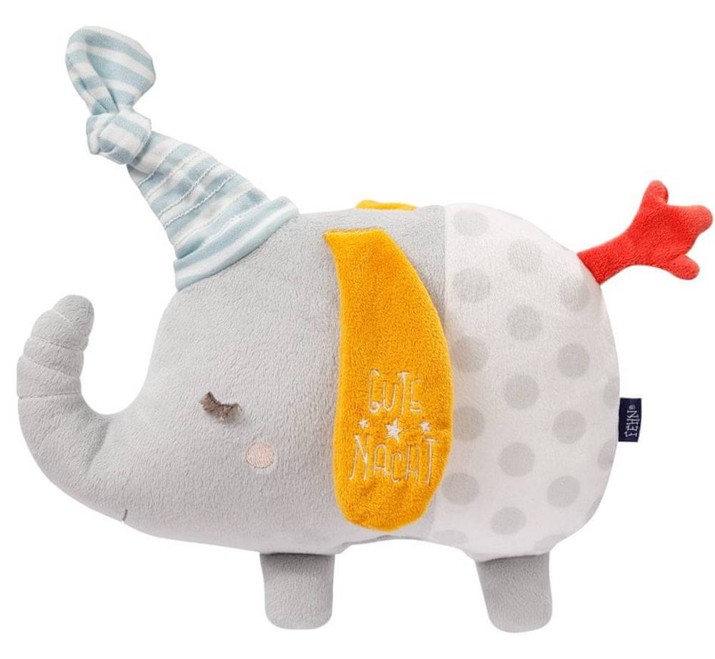 Fehn  Baby plyšová hračka slon Good Night - zánovné značky Fehn