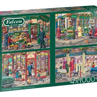 Falcon Puzzle Obchody na nárožiach 4x1000 dielikov