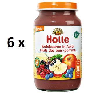 Holle  Bio Lesné plody v jablku - 6 x 220 g značky Holle