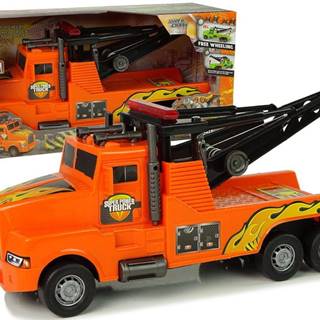 Lean-toys Auto odťahovka Pomoc na ceste 1:10 Oranžové lano